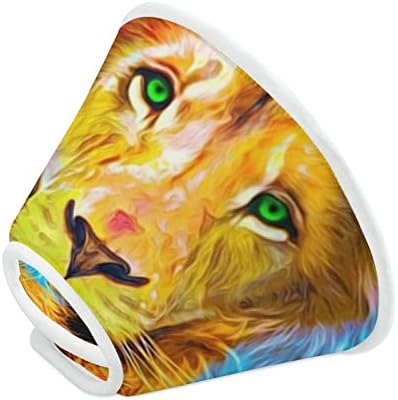 Color leão cão de cachorro colarinho ajustável colarinho de recuperação de animais de proteção para cães gatos