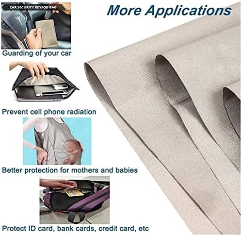 DMWMD EMF blindagem de tecido/condutor/RFID anti-interferência anti-radiação pano/telefone celular bloqueando tecido)