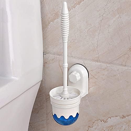 Escova de vaso sanitário escova de vaso sanitário suporte para parede doméstica montada no vaso sanitário pincel banheiro longa