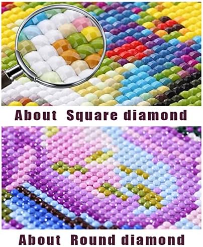Flores de pintura de diamante grandes, cada um por kits de números, DIY 5D Diamond Diamond Square Praça Full Drill Stitch Crystal