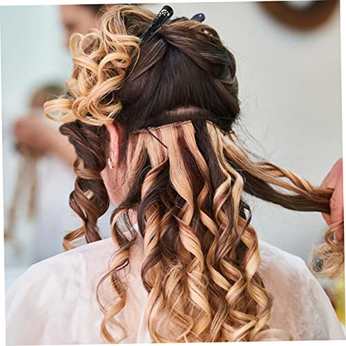 FOMIYES 6PCS -Jóias de cabelo de pato com penteado para mulheres Barretas de cabelos de metal preto Barretas de salão de salão de