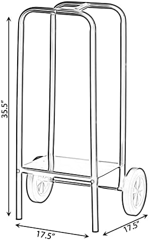 Portador de madeira de aço de aço interior e externo, suporte de empilhamento de armazenamento de madeira, preto