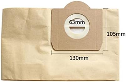 Sacos de papel Leya 20 Pack compatíveis para karcher aspiradores de pó de lixo sacos WD2250 WD3.200 MV2 MV3 WD3 para acessórios