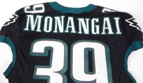 2015 Philadelphia Eagles Kevin Monangai 39 Jogo emitiu Black Jersey 40 DP29120 - Jerseys de Jerseys usados ​​na NFL não