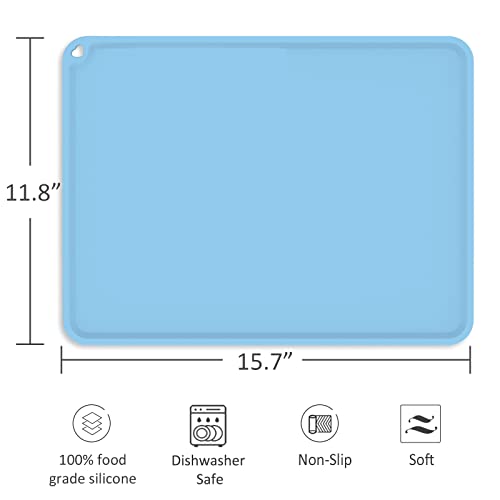 Baby Placemats, Placemat de silicone que não deslize para crianças, Placemat para criança para mesa de jantar, tapetes portáteis