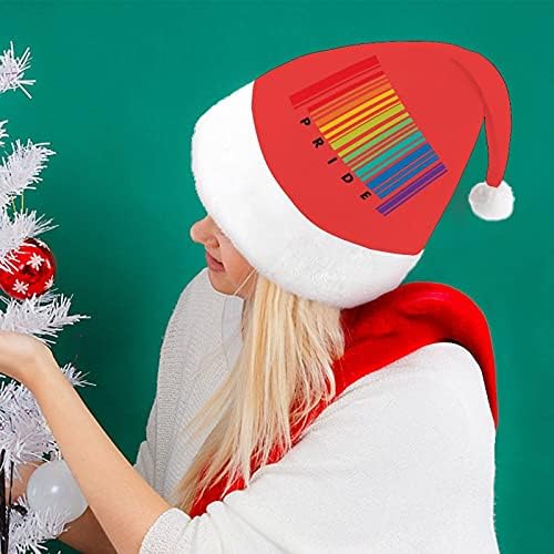 LGBT Pride Barcode Hat Christmas para Cosplay de Festas de Férias de Ano Novo