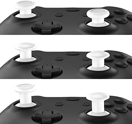 THUMBSGEAR BRANCO Extremerado intercambiável Ergonomic Thumbstick + Botões de substituição para Xbox Series S/X Controller
