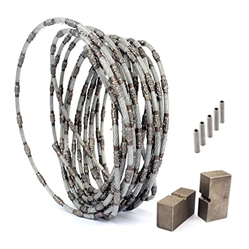 Subrilli Diamond Wire Cutting Mining Rope Swele Blade para Granite Mármore Jade Pedra de Concreto