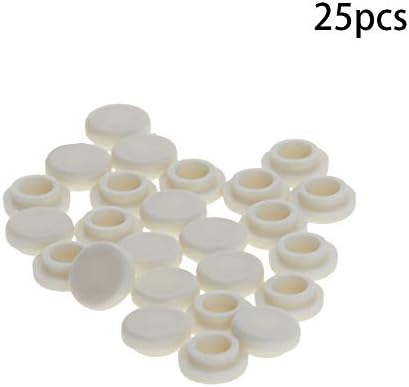 FILECT 25PCS TATILE PUSH BOTEL SWITCH Caps 6x2.4mm para interruptor micro tátil branco