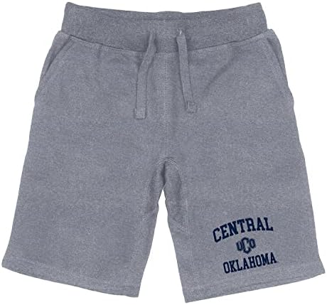 W Universidade da República da Central Oklahoma Bronchos Seal College College Fleece Shorts