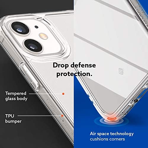 Caseology Capella compatível com iPhone 12 mini capa - Crystal Clear