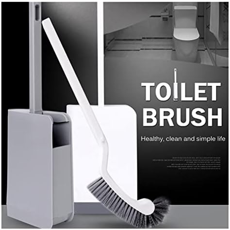 Escova de vaso sanitário arbusta de banheiro de banheiro limpeza de canto morto de canto duplo lateral de plástico
