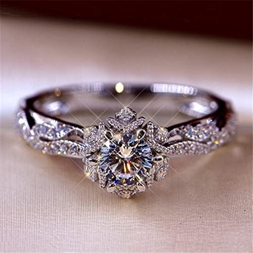 Anel de noivado de acessórios para presentes de joalheria anel de noivado de casamento oco anéis de anéis ondulados anel