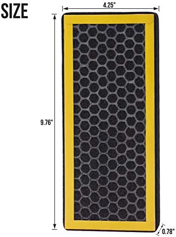 Filtros de odor de substituição de 2 pacote GHM compatíveis com limpadores de torre oscilantes de Homedics AT-PET01, AT-PET02,