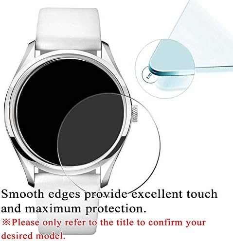 Syny [3 pacote] Protetor de tela de vidro temperado, compatível com o exército suíço do Victorinox 249123 9h Smartwatch Smart Watch Protectors