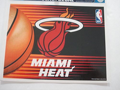 WinCraft NBA Miami Heat Multyuse Colored Decals, 5 x 6