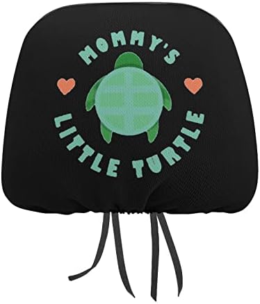 Love Mommy's Little Turtle Universal Car Cabeça de Cabeça de Cabeça de Carro Macio Cabeça de Restos Acessórios da Capa do assento Acessórios