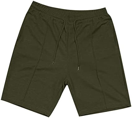 Wenkomg1 shorts de shorts para homens, sólidos troncos de corrida de corrida esportes atléticos shorts de ginástica de ginástica