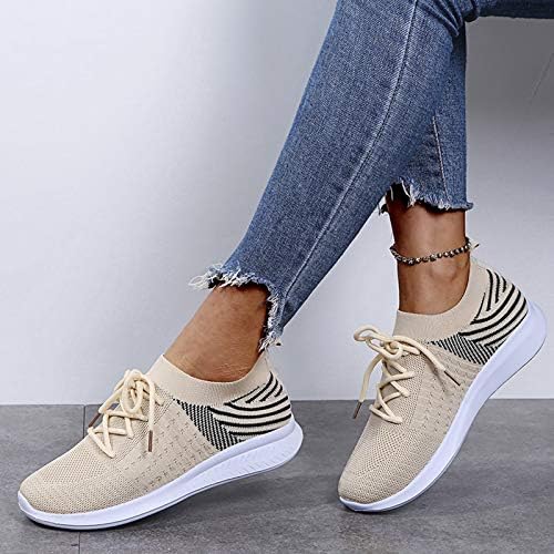 Sapatos para mulheres, tênis non slip correndo caminhada leve treino de ginástica sapatos de moda de moda trabalha andando