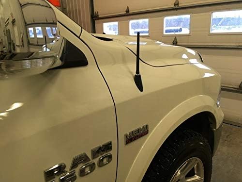 Mastro de antena para Dodge Ram - preto de 6,5 polegadas de antena de caminhão premium altamente durável - Substituição de antena de