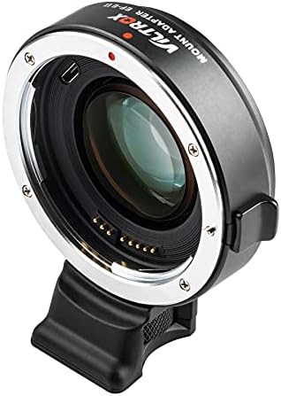 VILTROX EF-E II 0,71X Speed ​​Booster Adapter Mount Adapter Compatível com a lente Canon EF para a câmera de montagem