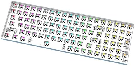 Kit DIY do teclado LGBN Gaming, 3 modos de conexão 100 teclas de teclado RGB, 96% TKL, Swap Hot-Swap e Software personalizável com