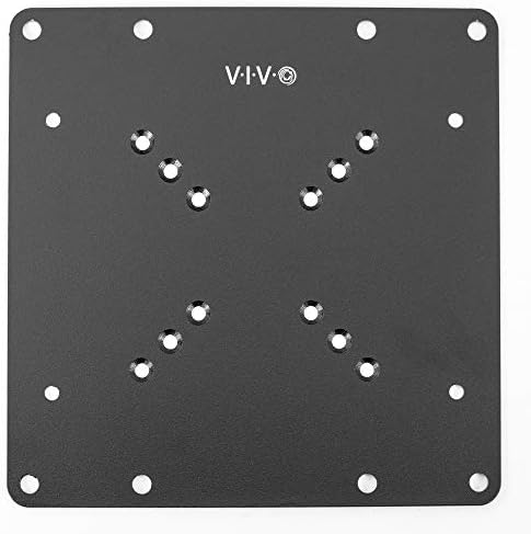 Surço de placa do adaptador de montagem VIVO aço vivo para telas 23 a 42 polegadas, kit de conversão para vesa até 200x200mm, montagem-ad2x2