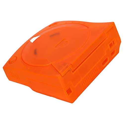 Shell de moradia, proteção completa retro laranja translúcida protetora substituto para sega dreamcast dc