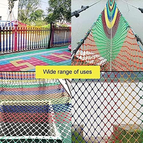 Awsad Child Safety Net, Stairs Playground escalam rede de proteção contra quedas, rede de proteção de cerca de jardim, rede de rede de trailers de caminhão, vários tamanhos cor: corda de 8 mm, tamanho: 4x8m