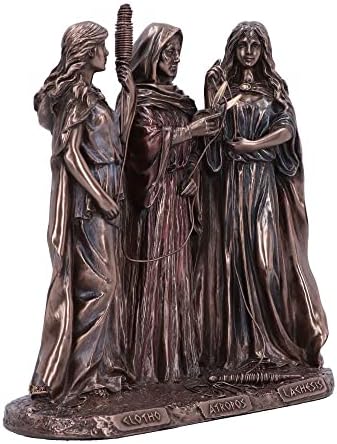 Nemesis agora três destinos de estatueta de destino, bronze, 19 cm