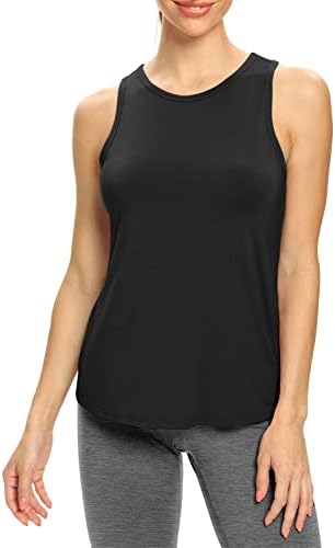 Bestisun Open Back Workout Shirts Backlet Workout Top Strappy Treping Tops for Women