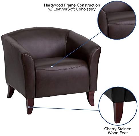 Flash Furniture Hercules Majesty Series Brown Leathersoft Chair