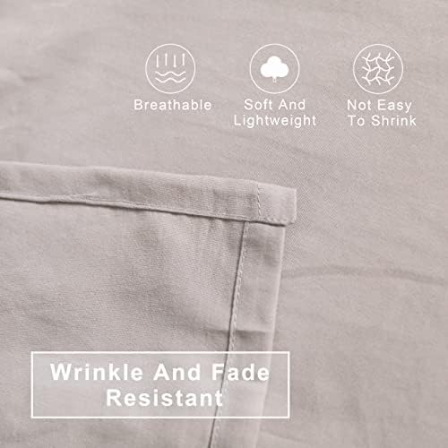 Flxxie 4 peças Microfiber Casas de cama de criança, conjunto de chapas de berço super macio e respirável, inclui consolador acolchoado,