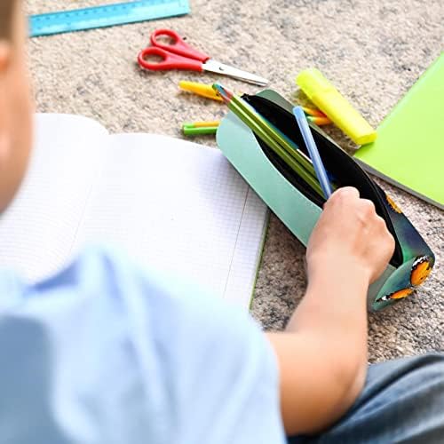 Uma bolsa de papes de estacionamento para estacionamento para estacionamento para estacionamento de lápis de borboleta voadora Bolsa de maquiagem de maquiagem de maquiagem para estudantes de estudantes escritório mulheres adolescentes meninos meninos