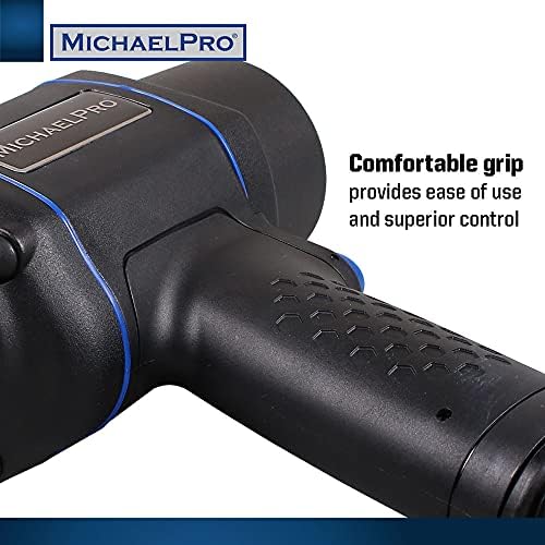 MichaelPro MPA0101010 1/2 Chave de impacto composta extrema-Torque Extremo Torque Profissional Twin Hammer Air Impact Chave,