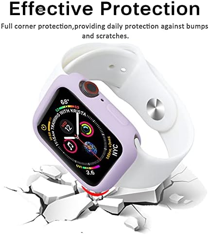 Miimall Compatível para Apple Watch Case Series 4 5 40mm, TPU Durável TPU Proteção Tampa para o Apple Watch Series 5