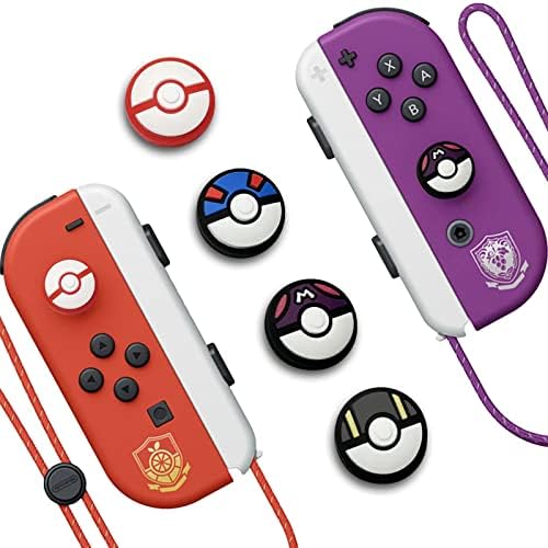 Silicone Joycon Grip Caps, capa de joystick compatível com Nintendo Switch/OLED/Switch Lite, 4pcs