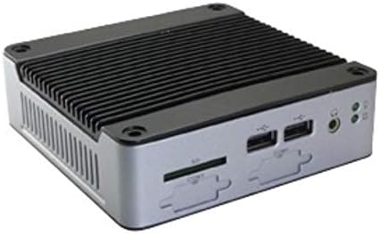 Mini Box PC EB-3360-L2SSB1P suporta saída VGA, CANBUS X 1, MPCIE PORT X 1 e Auto Power. Possui 10/100 Mbps LAN x 1, 1