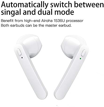 Fones de ouvido sem fio de Wavefun, fones de ouvido Bluetooth Bluetooth fones de ouvido Bluetooth com microfone impermeabilizado sem