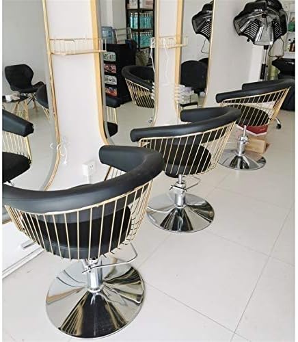 Cadeira de salão clássico WFYW para cabeleireiro de barbearia, cadeira de tatuagem cadeiras de barbeiro pesado hidráulico reclinável
