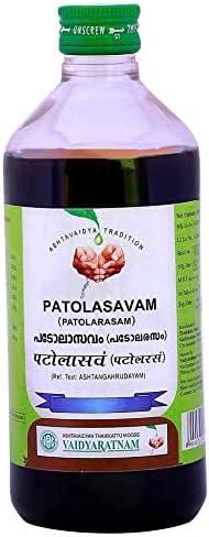 Vaidyaratnam Patolasavam 450 ml | Produtos ayurvédicos | Produtos Ayurveda | Produtos Vaidyaratnam