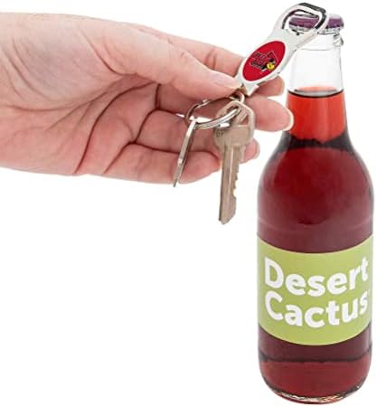 Desert Cactus Illinois State University abridor de garrafas Keychain Redbirds ISU Chays