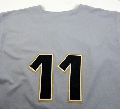 1997-99 Houston Astros Ken Caminiti Brad Ausmus #11 Jogo emitiu Grey Jersey 2 - Jogo usou camisas MLB