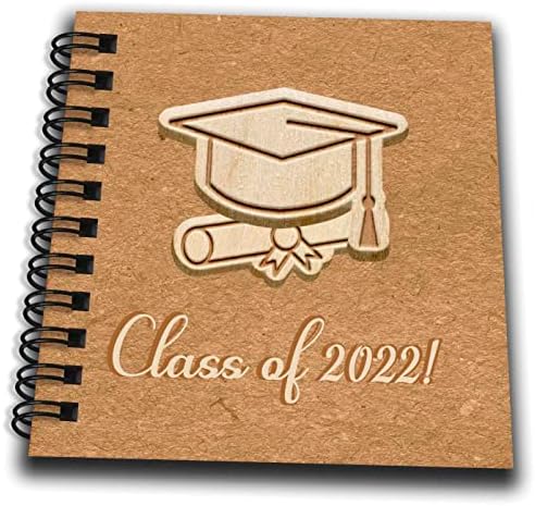 Imagem 3drose de tampa de graduação e diploma, bronzeado, marrom, turma de 2022 - Livros de desenho