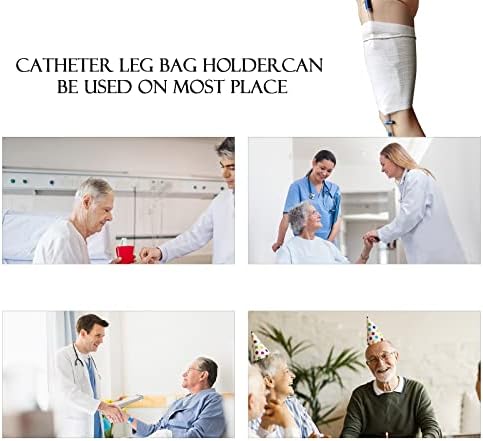 Cuidador de bolsas de urina 2PCS, mangas de saco de perna confortáveis ​​suprimentos de incontinência urinária)