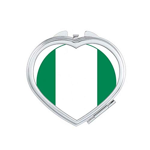 Nigéria Africa nacional emblema Ministro de viagem portátil portátil maquiagem de bolso