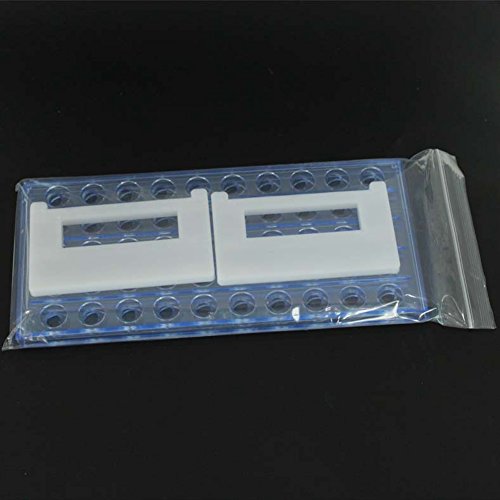 Pul Factory Polipropileno Racks de tubo de teste destacáveis, transparentes)