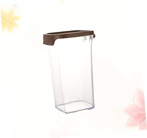 Luxshiny 2 pcs plástico para ir recipientes de cozinha de cozinha armazenamento contêiner de armazenamento de alimentos Cereais de tigela