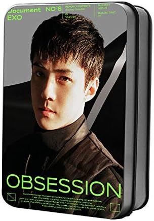 KPOP EXO 6º Álbum Obsession Lomo Card 40pcs Postais de fotocard Polaroid na caixa