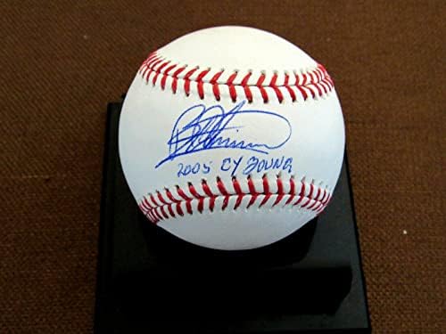 Bartolo Colon 2005 Cy Young Indians Yankees assinou o Auto Baseball PSA/DNA Mint - Bolalls autografados
